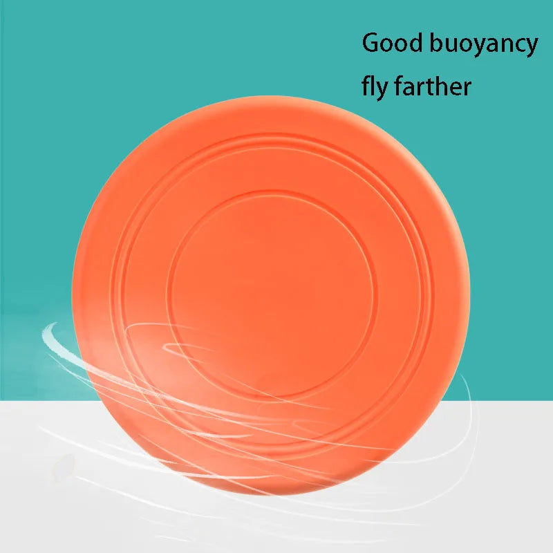 Pet Training Toy Interactive Dog Chew Toys Resistance Bite Soft Rubber Toys Pet Flying Discs Dog