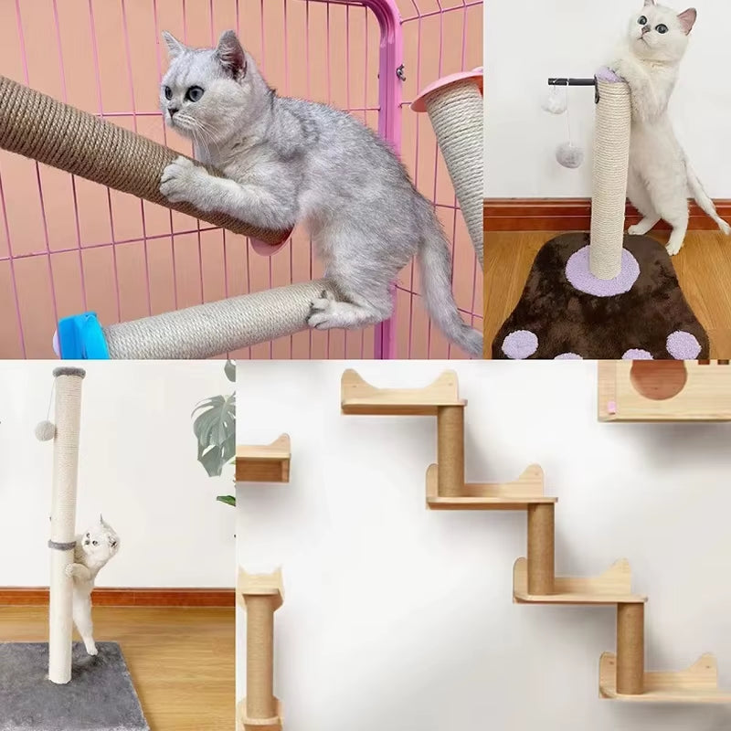 Cat Scratching Posts Replacement Extension Post Supplies Replaceable Scratch Post Refill Pole for Small Animals Indoor Playing