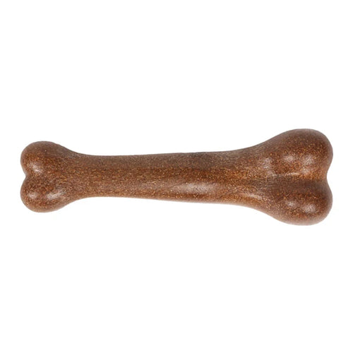 Beef Bacon Flavor Dog Chew Toy Realistic Bone Shape Tough Indestructible Pet Molar Toy Teeth Cleaning Care Durable for Chewing